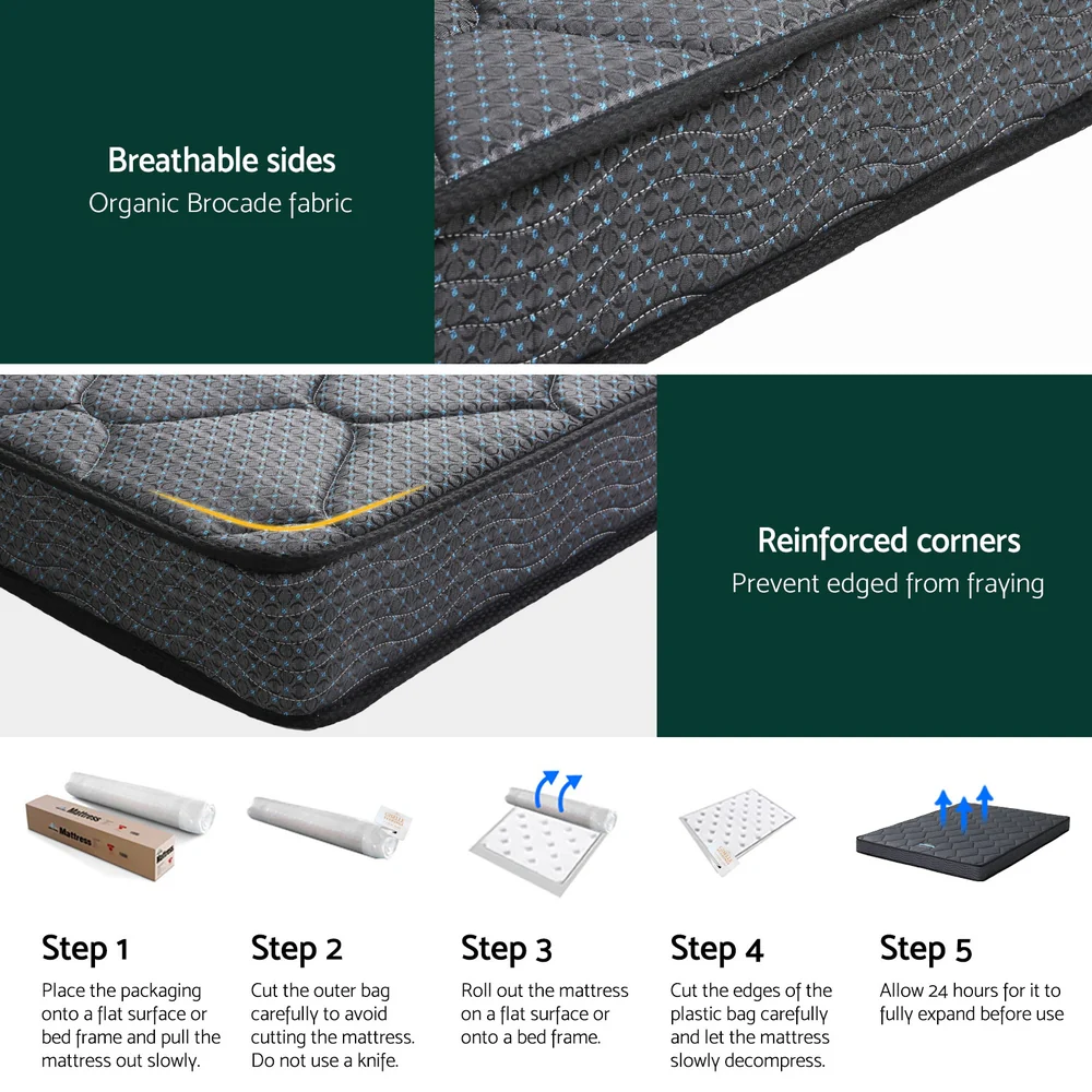 16cm Mattress Giselle Bonnell Spring Double - Image 7