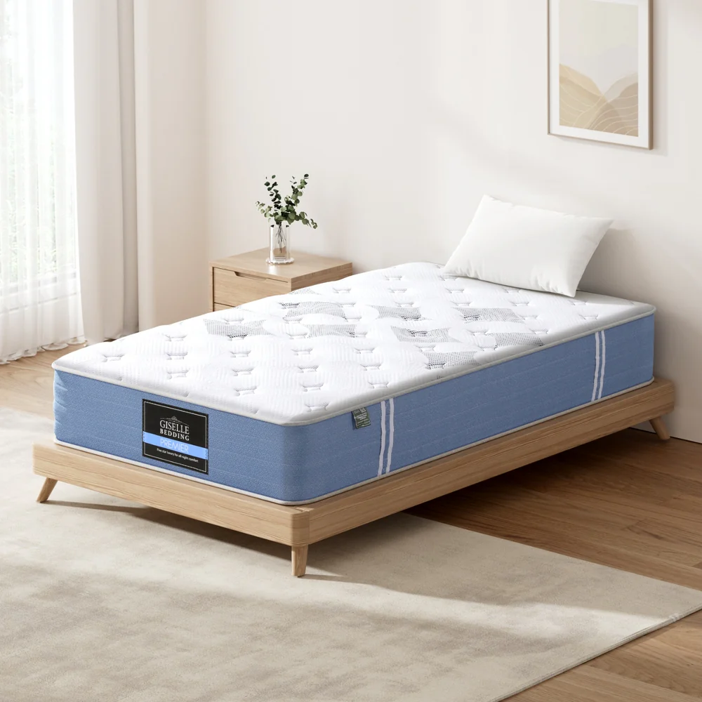 25cm Giselle Mattress King Single Bed Pocket Spring Mattresses - Image 7
