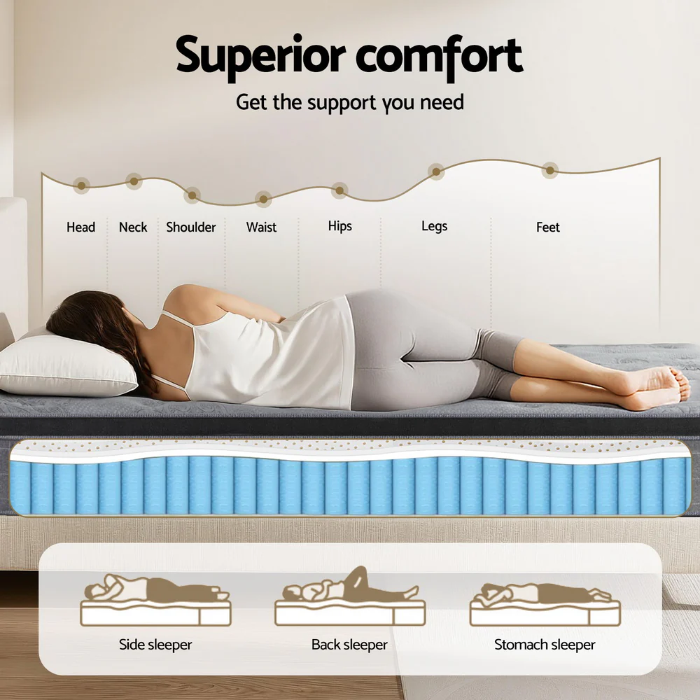 26cm Giselle Mattress Queen Latex Foam Mattresses - Image 5