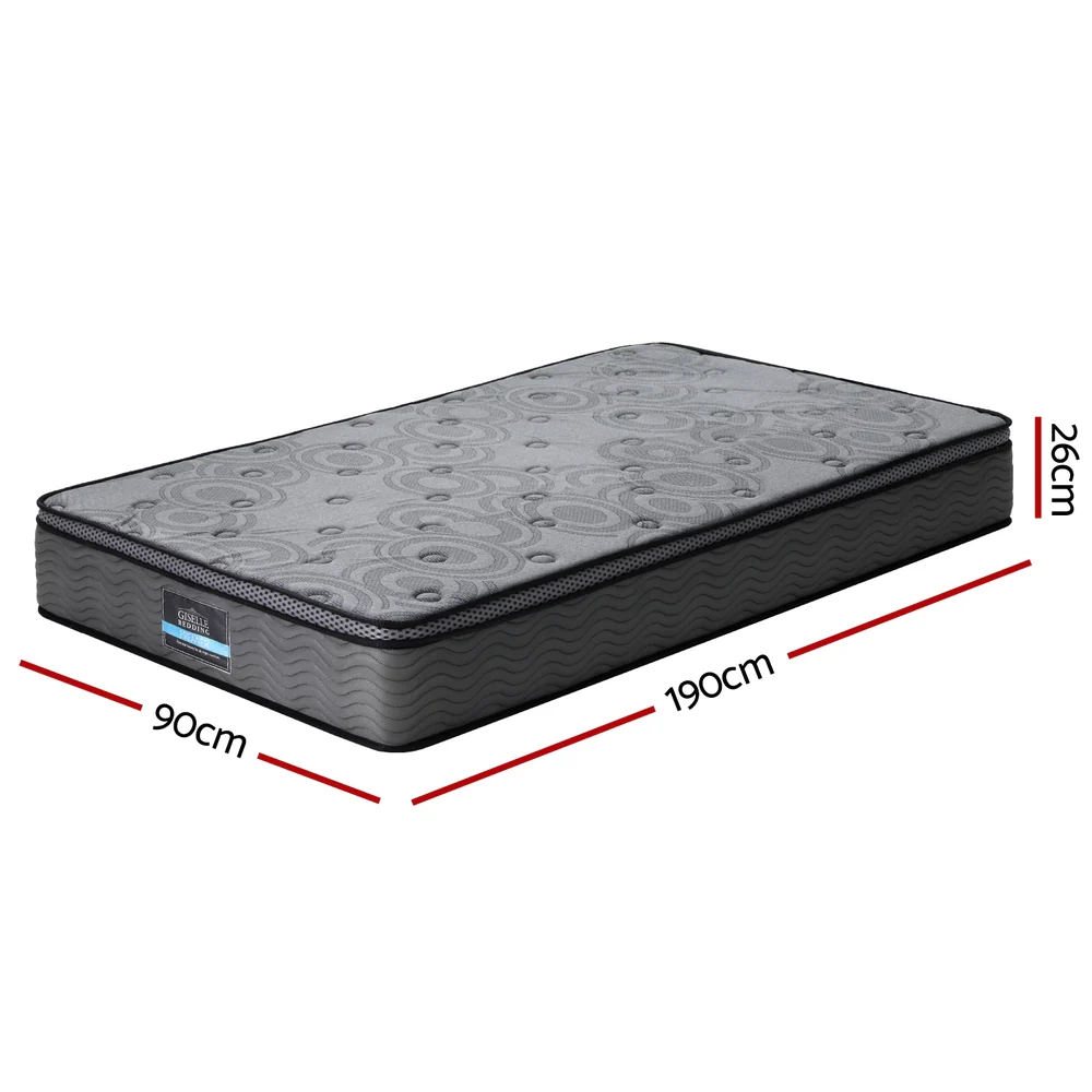 26cm Mattress Bed Giselle Single - Image 3