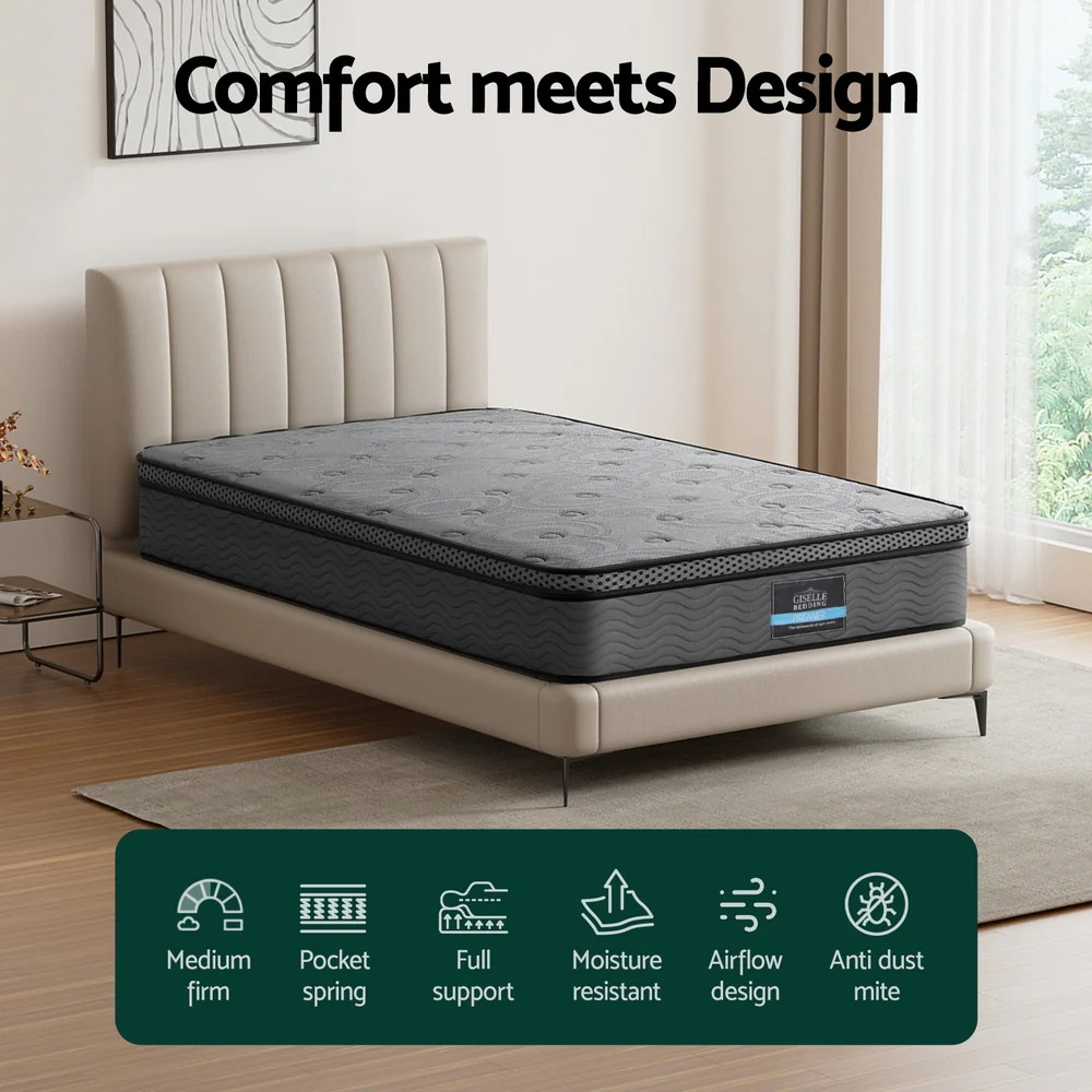 26cm Mattress Bed Giselle Single - Image 5
