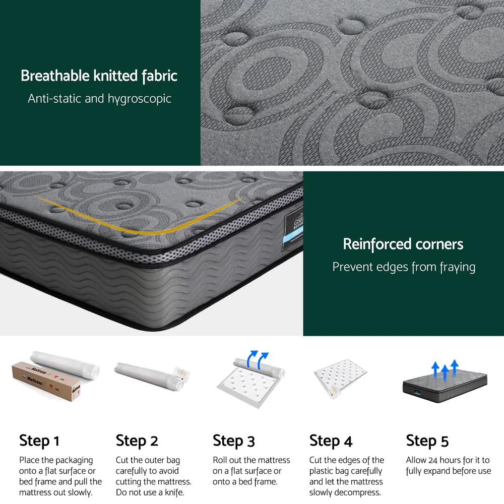 26cm Mattress Bed Giselle Single - Image 7
