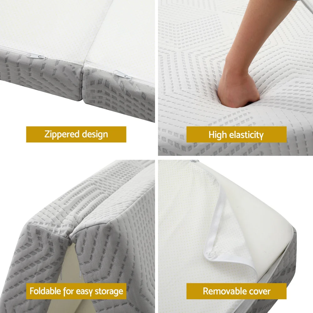 3-Foldable Mattress Giselle Folding Foam Double - Image 7