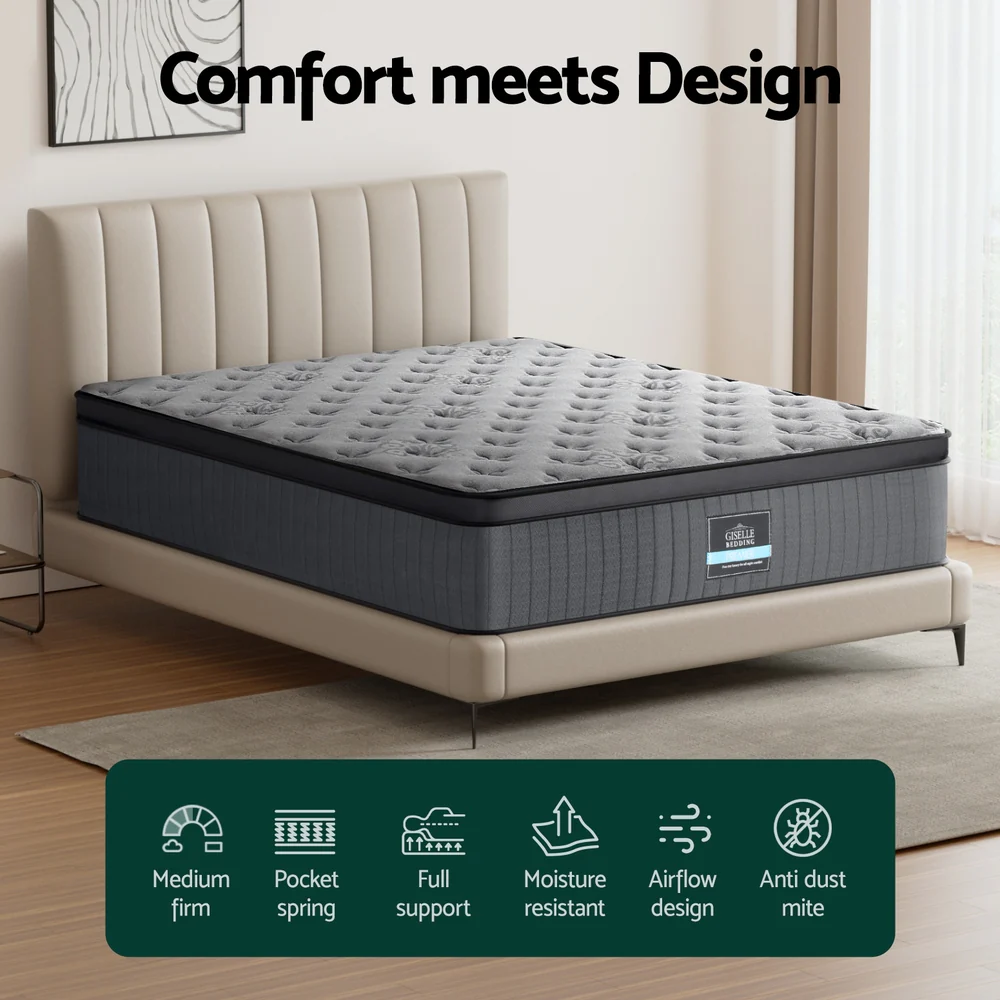 Bed Mattress Giselle 34cm King - Image 4