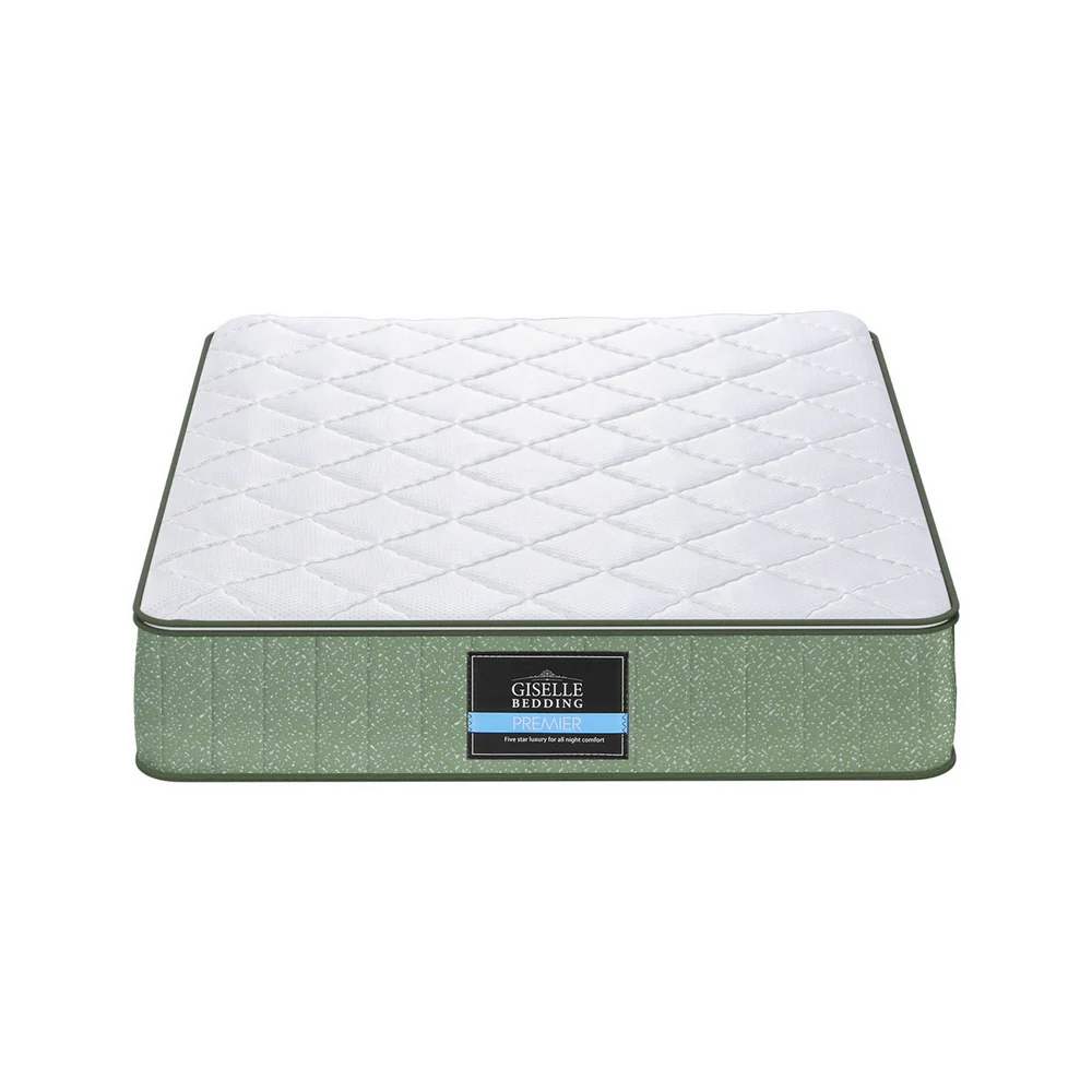 Giselle 25cm Memory Foam Mattress Dual Layer Zipper Cover Cool Charcoal Foam Mattresses Single - Image 3