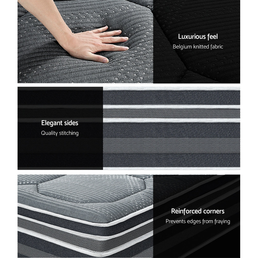 Giselle Bedding 35cm Mattress Bamboo Cover Queen - Image 7