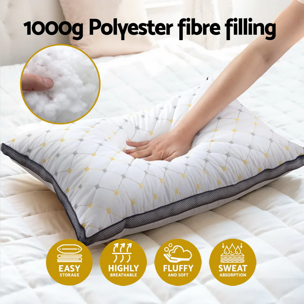 Giselle 4pcs Pillows Microfibre - Image 5
