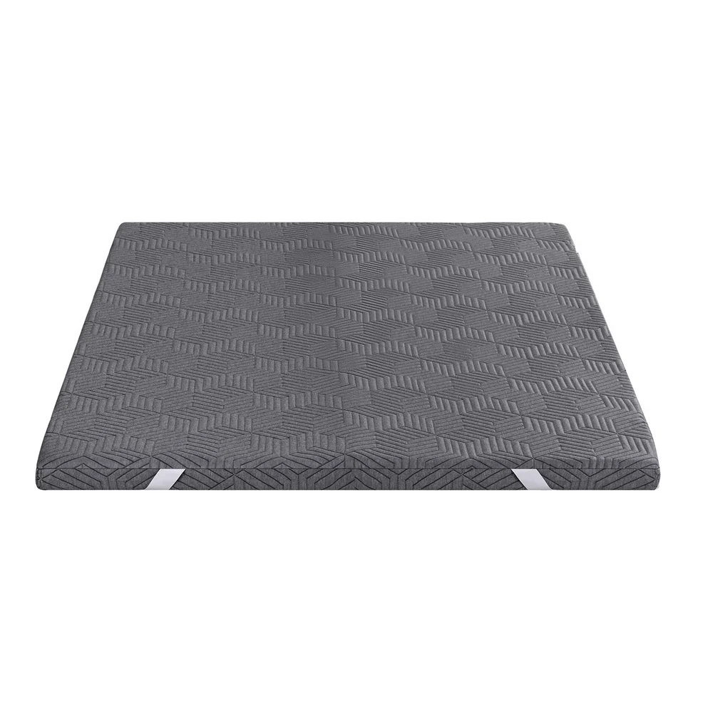 Giselle 8cm Memory Foam Mattress Topper Gel Dual Layer Foam Bamboo Double