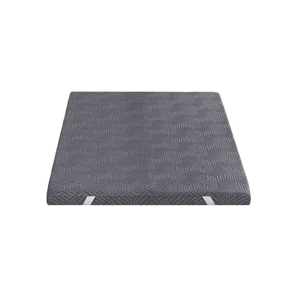 Giselle 8cm Memory Foam Mattress Topper Gel Dual Layer Foam Bamboo Single
