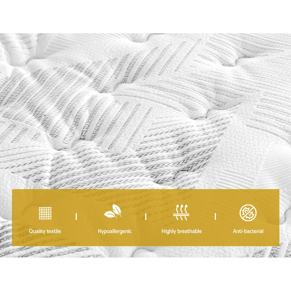 Giselle Bedding 25cm Mattress Green Tea Foam Single - Image 6