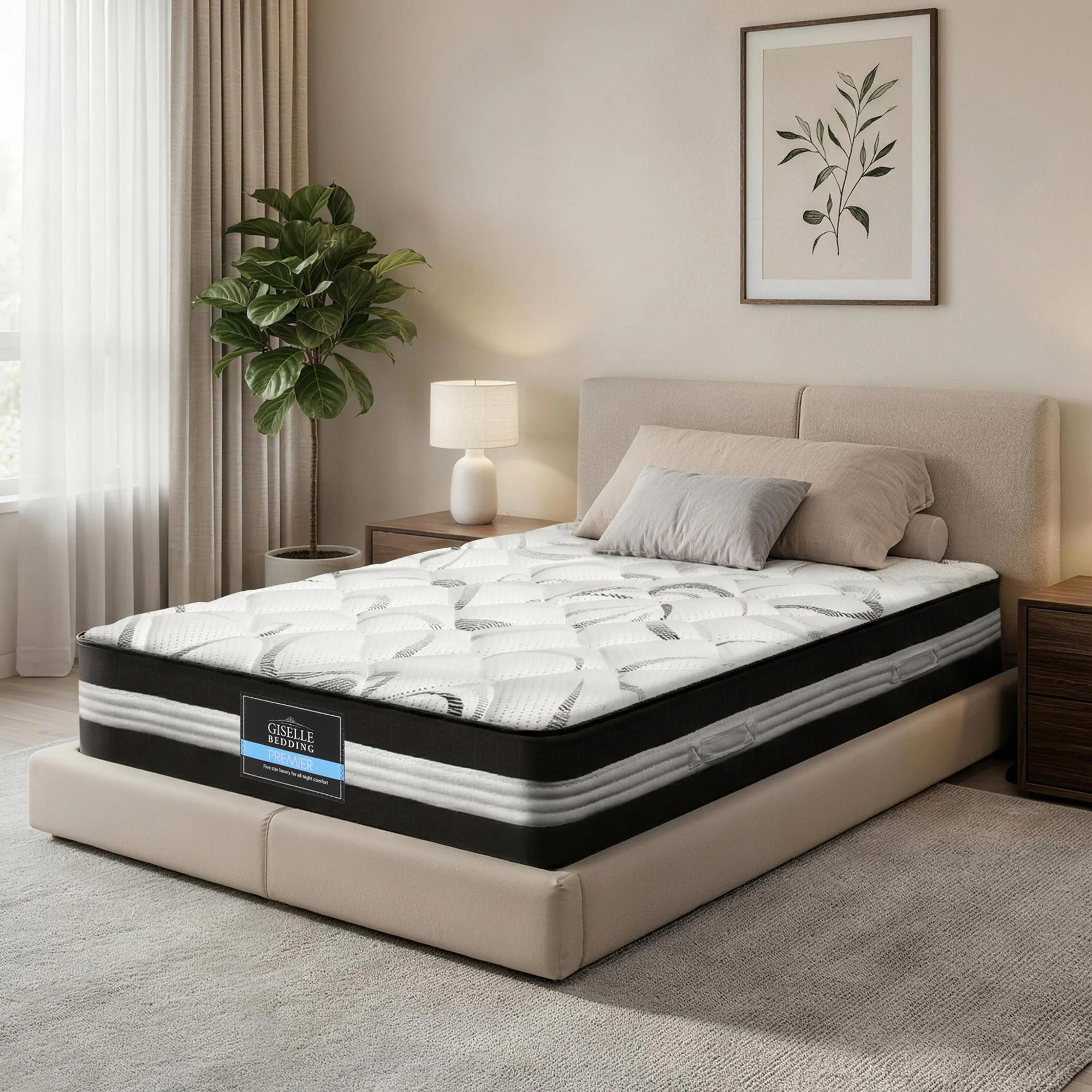 Giselle Bedding 30cm Mattress Medium Firm King Single - Image 7