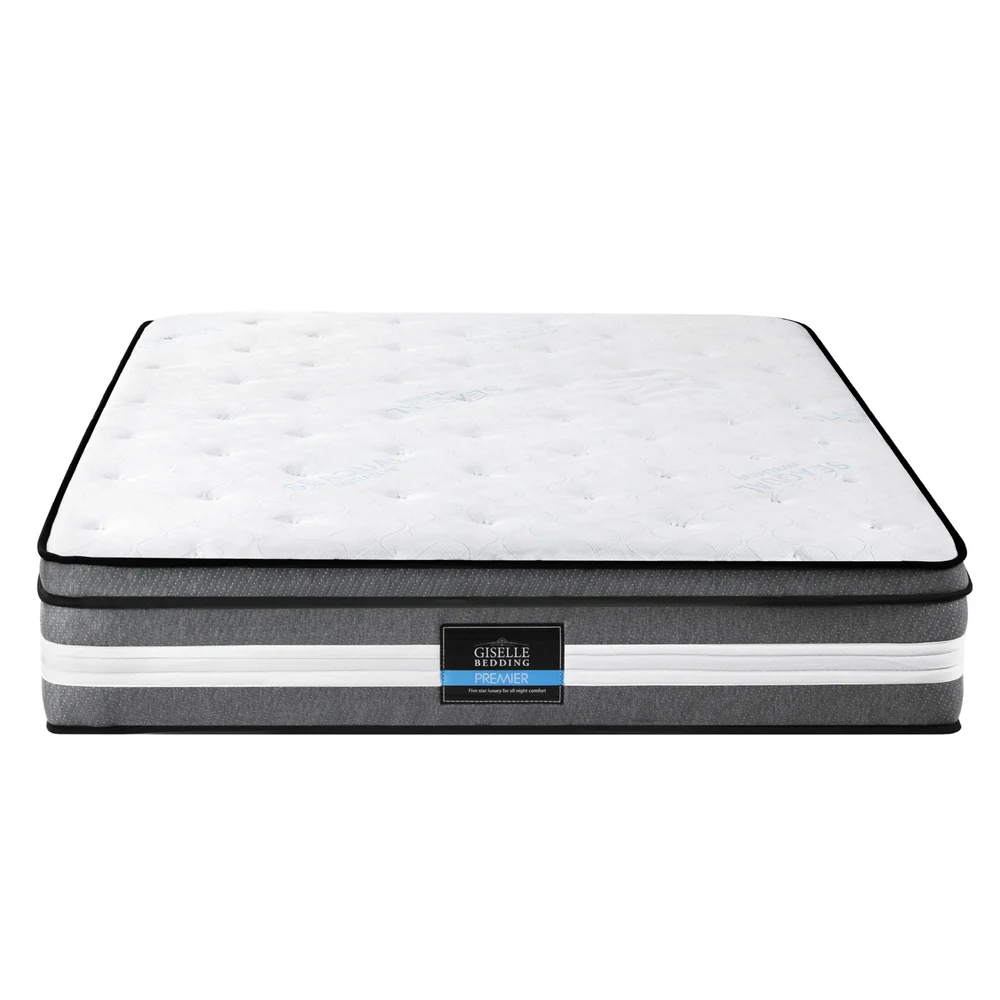Giselle Bedding 30cm Seaqual Fabric Mattress Gel Foam Pocket Spring King Size - Image 3