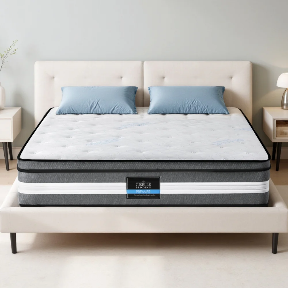 Giselle Bedding 30cm Seaqual Fabric Mattress Gel Foam Pocket Spring King Size - Image 7