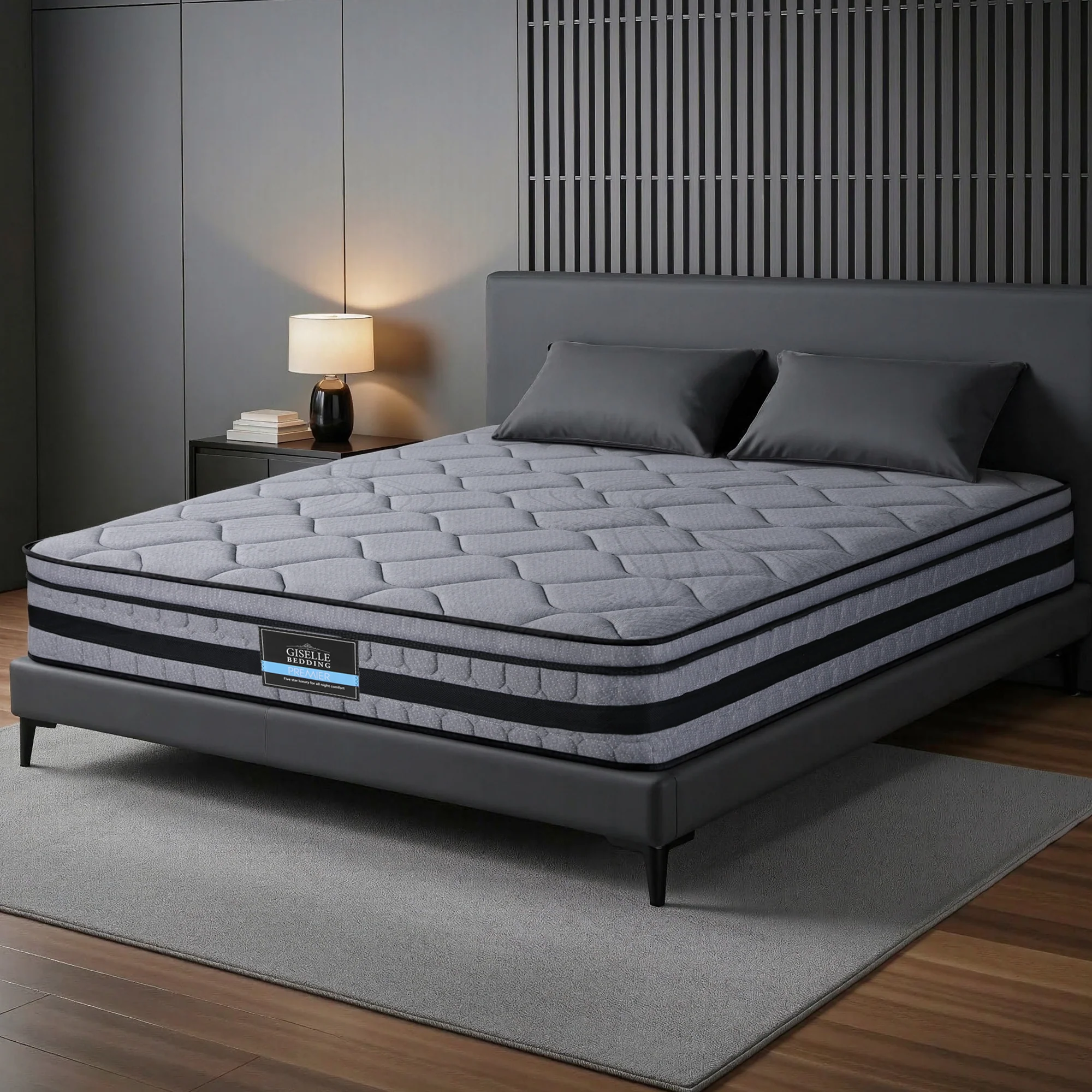 Giselle Bedding 34cm Queen Mattress Hybrid, Pocket Spring Bed Mattress - Image 8