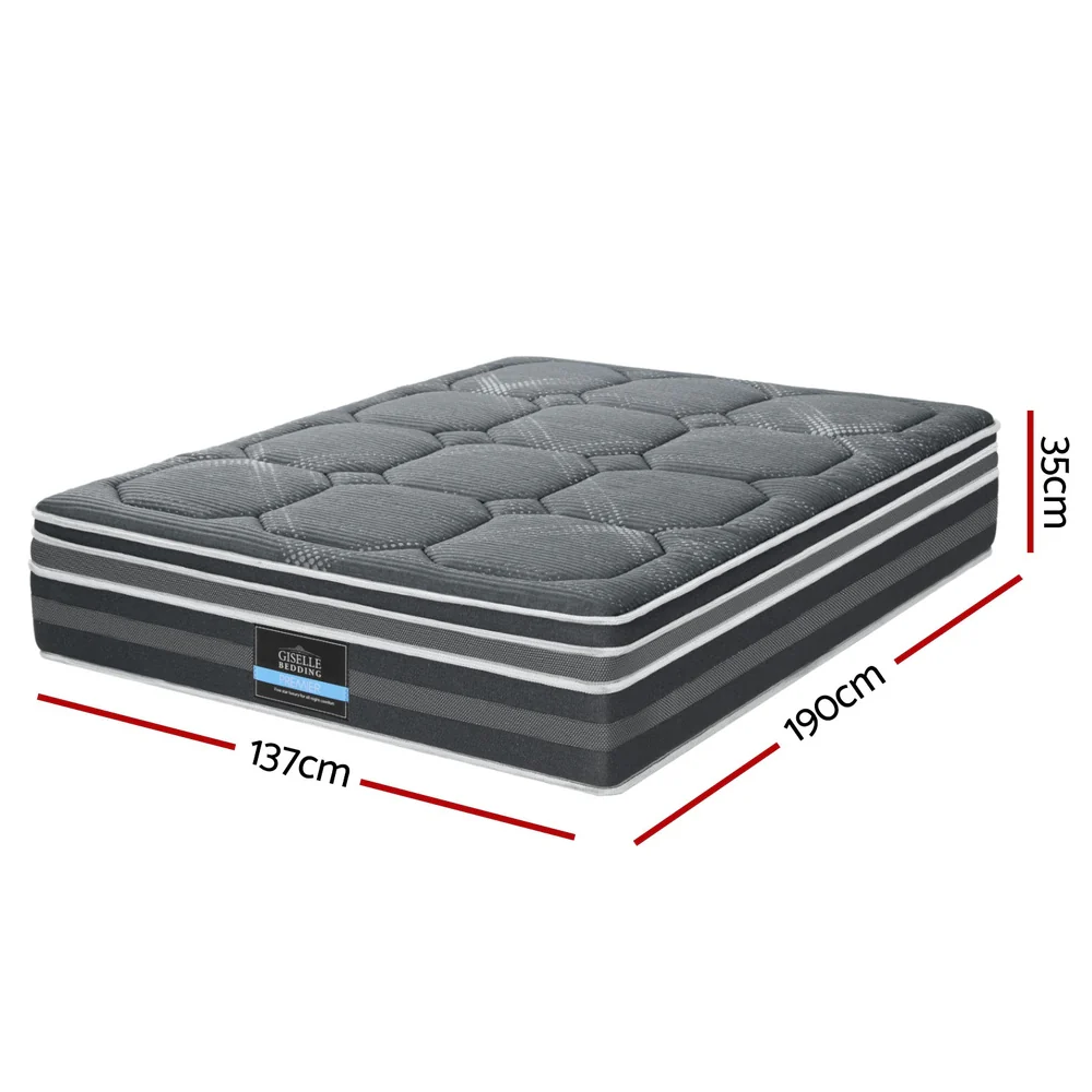Giselle Bedding 35cm Mattress Bamboo Cover Double - Image 2