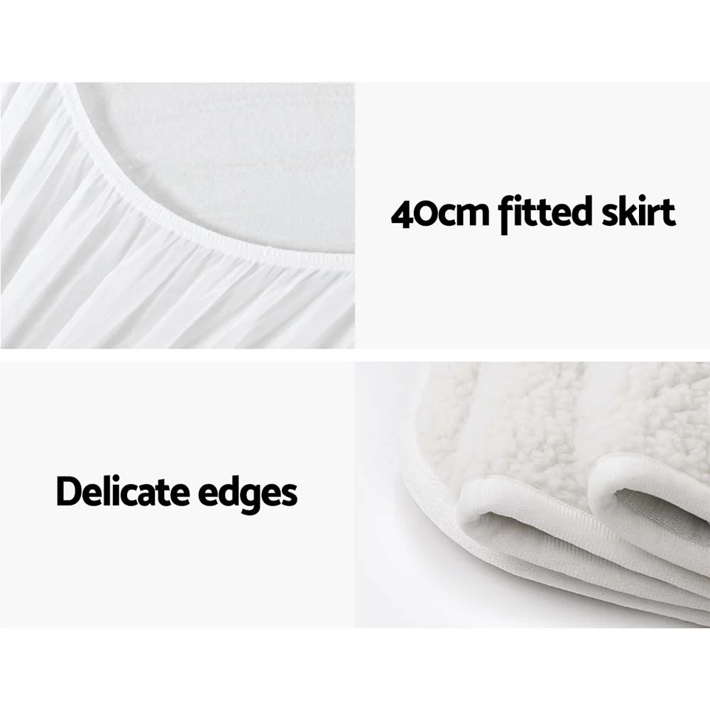 Giselle Bedding Double Size Electric Blanket Fleece - Image 7