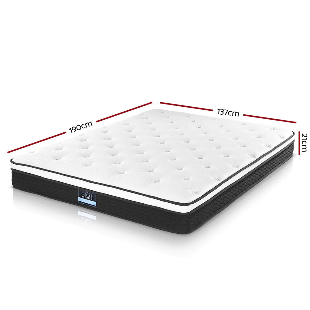 Giselle Bedding 21cm Mattress Euro Top Double - Image 2