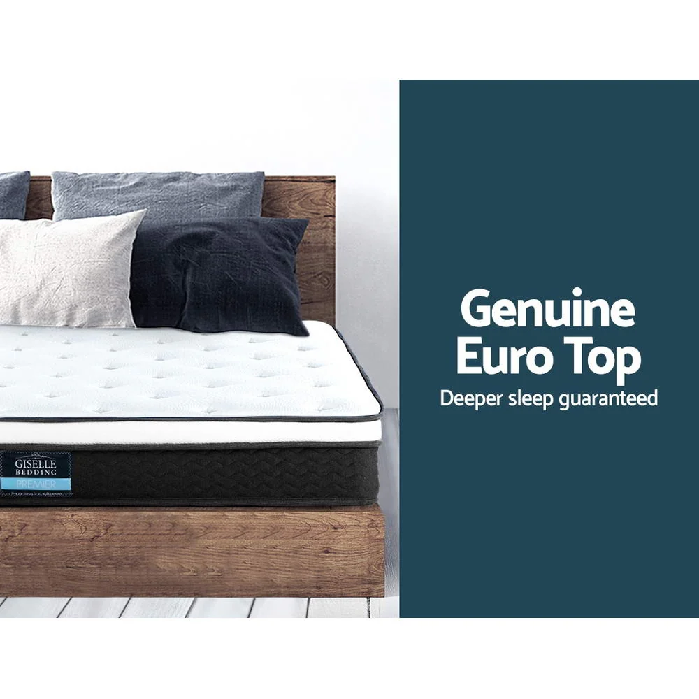 Giselle Bedding 21cm Mattress Euro Top King Single - Image 4