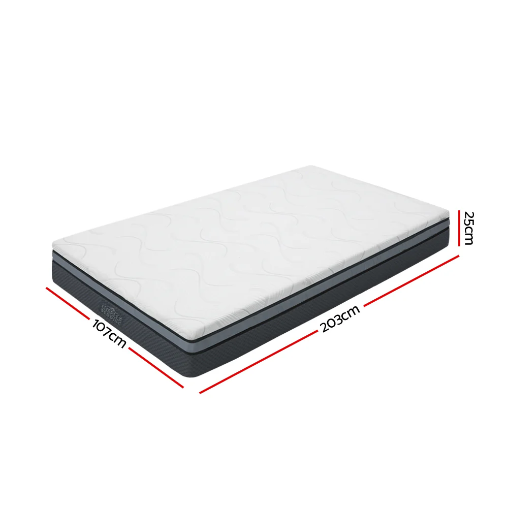 Giselle Bedding Memory Foam Mattress Bed Cool Gel 25cm King Single - Image 7