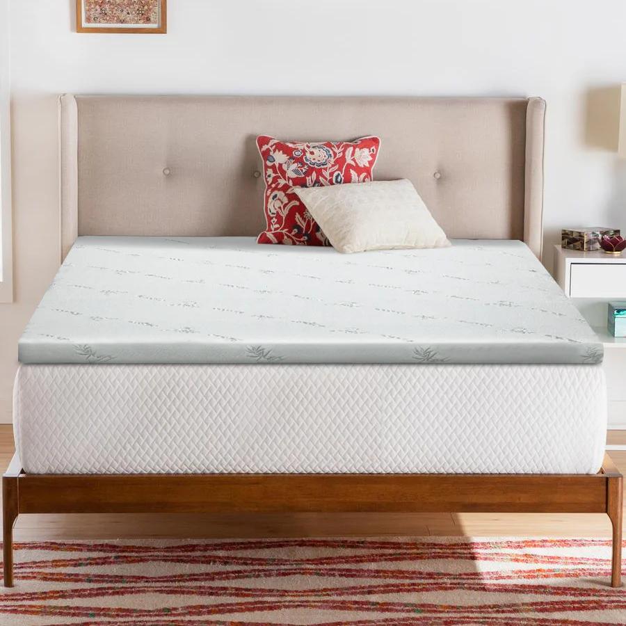 Giselle Bedding Memory Foam Mattress Topper Cool Gel 5cm Double - Image 7