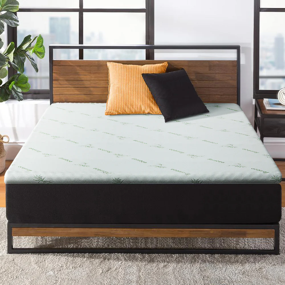 Giselle Bedding Memory Foam Mattress Topper Cool Gel 5cm Single - Image 8