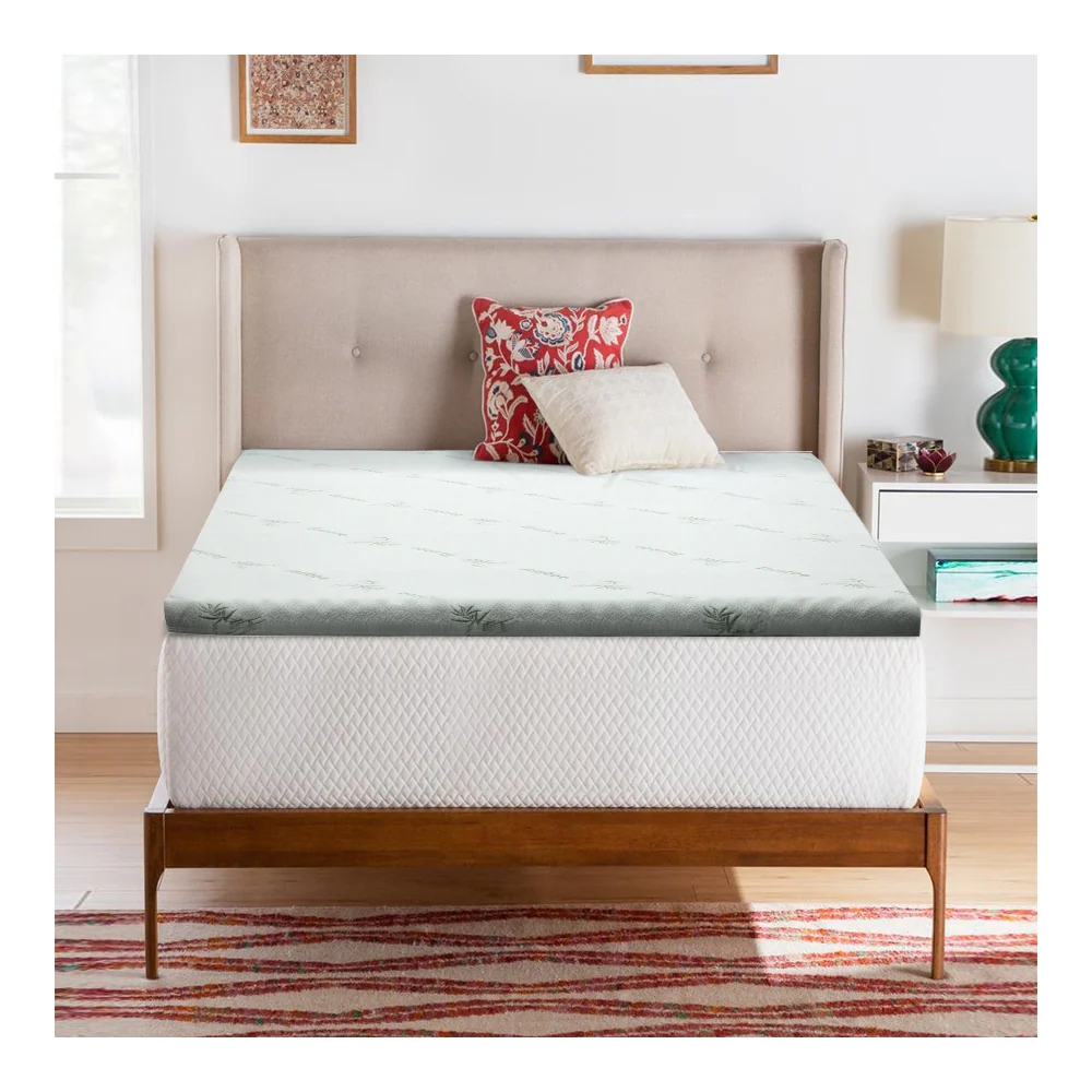Giselle Bedding Memory Foam Mattress Topper Cool Gel 8cm Single - Image 7