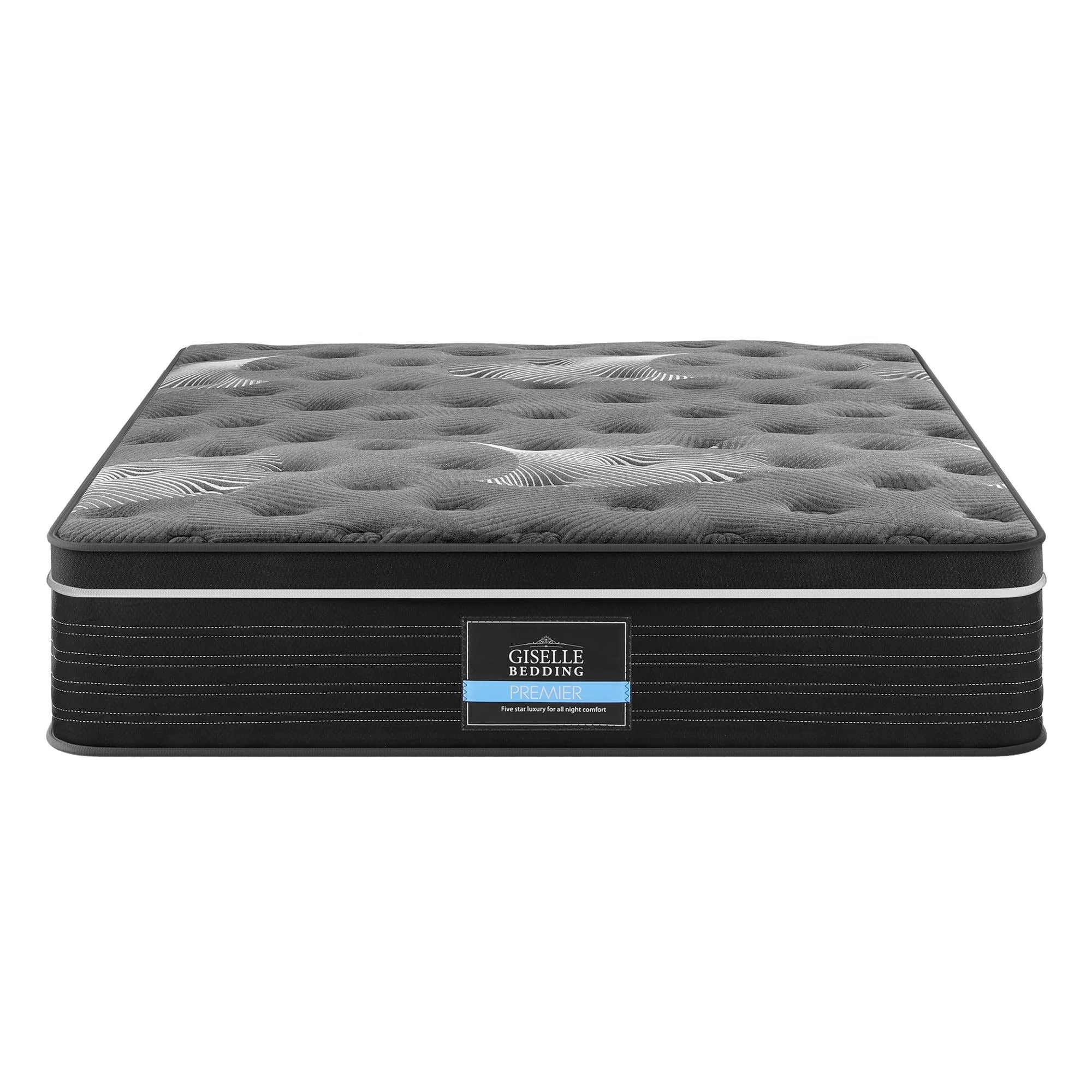 Giselle Bedding Double Mattress 35cm Euro Top with Graphene Cooling Comfort Medium Firm - Image 3