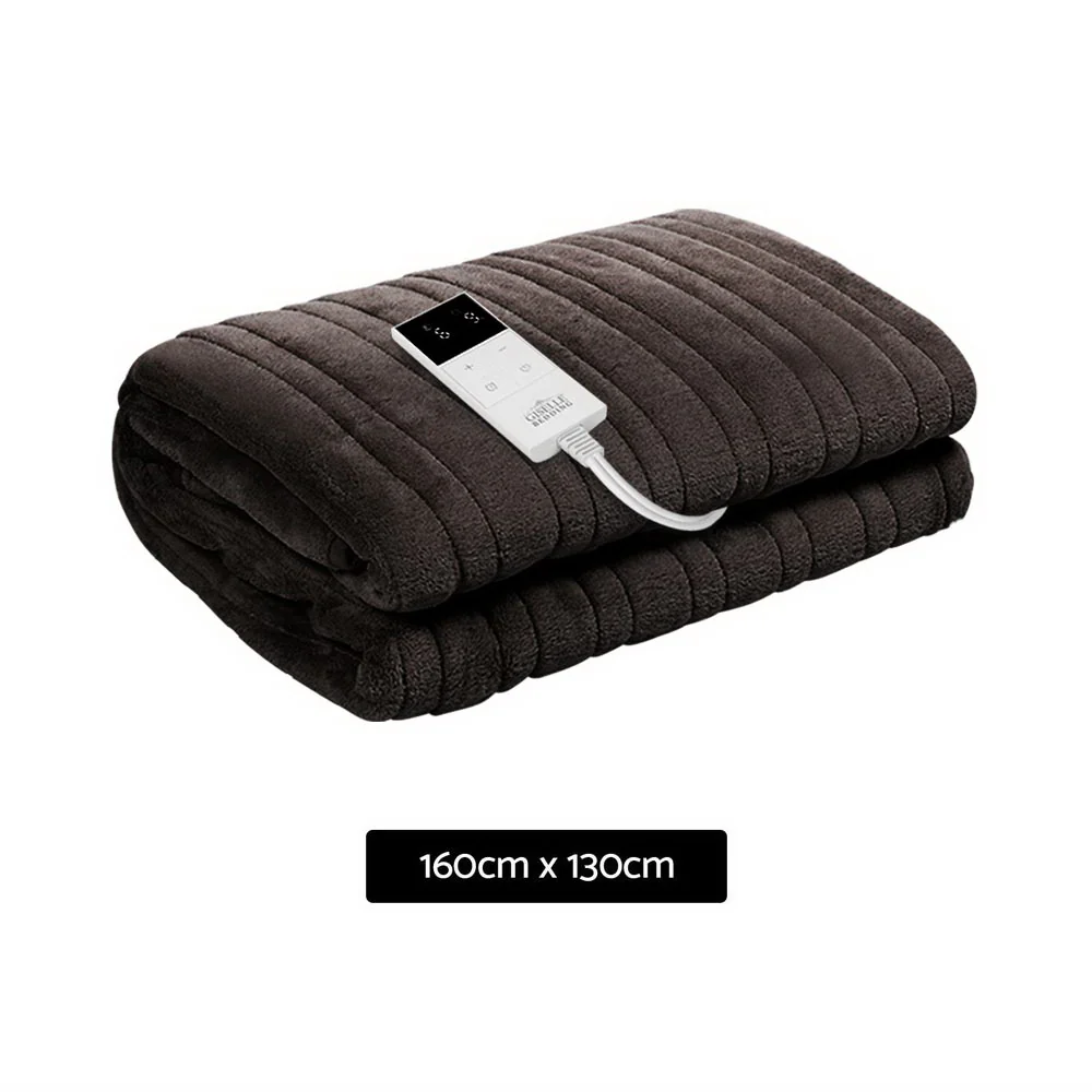 Electric Throw Blanket - Chocolate - Image 2