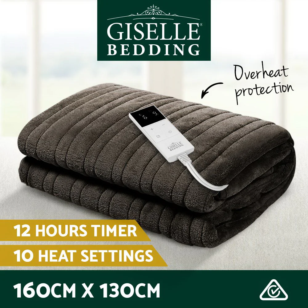 Electric Throw Blanket - Chocolate - Image 3