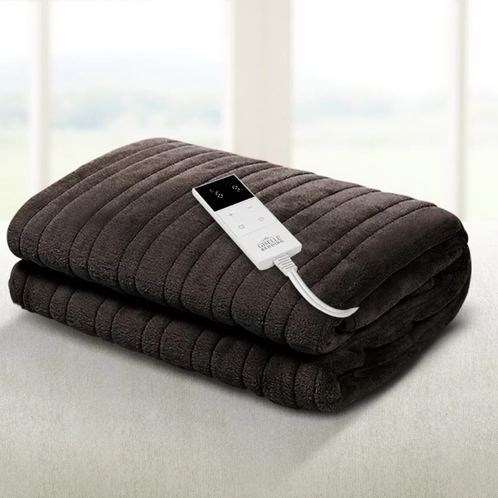 Electric Throw Blanket - Chocolate - Image 8