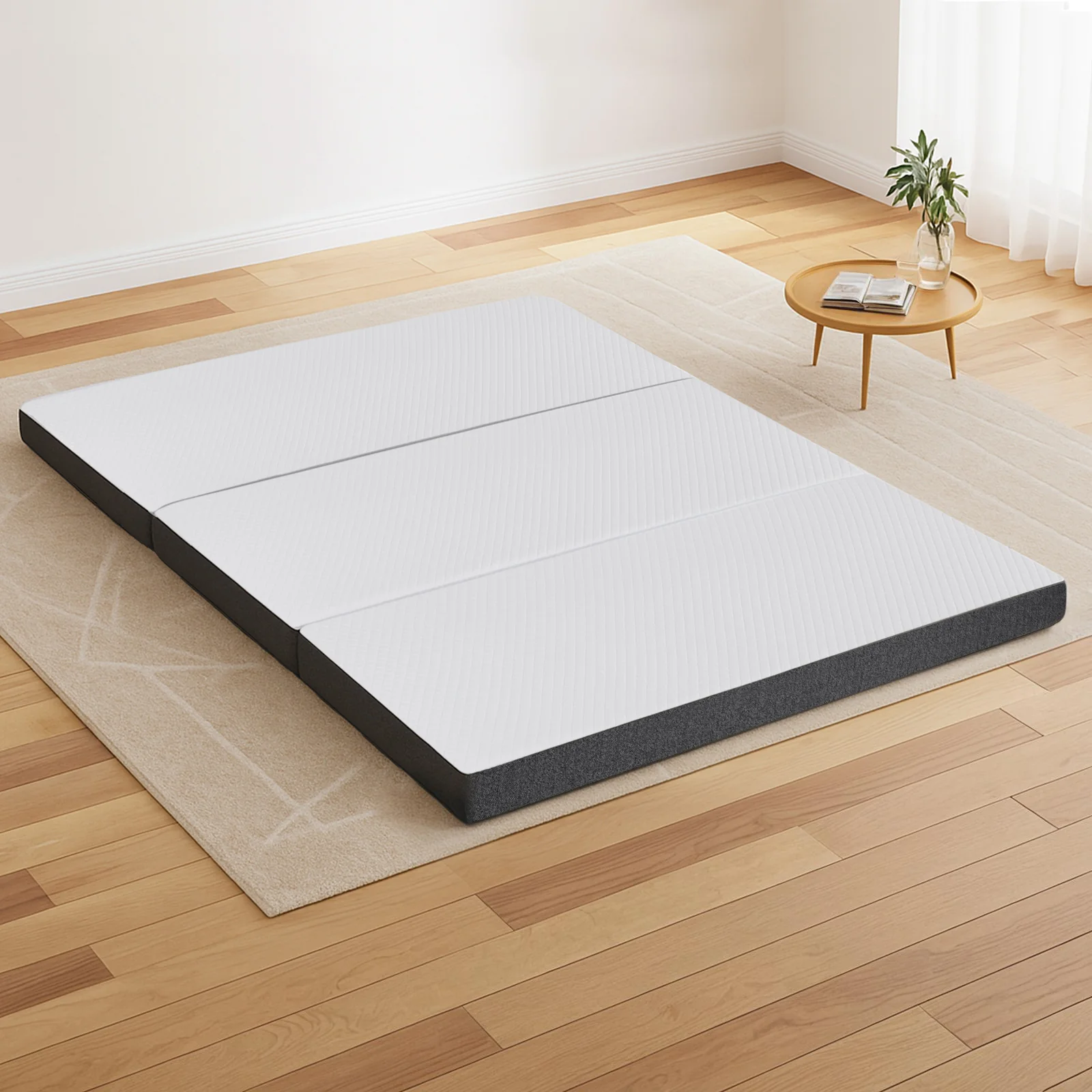 Giselle Bedding Foldable Mattress Folding Sofa Bed Tri-Fold Memory Foam Tencel Queen - Image 10