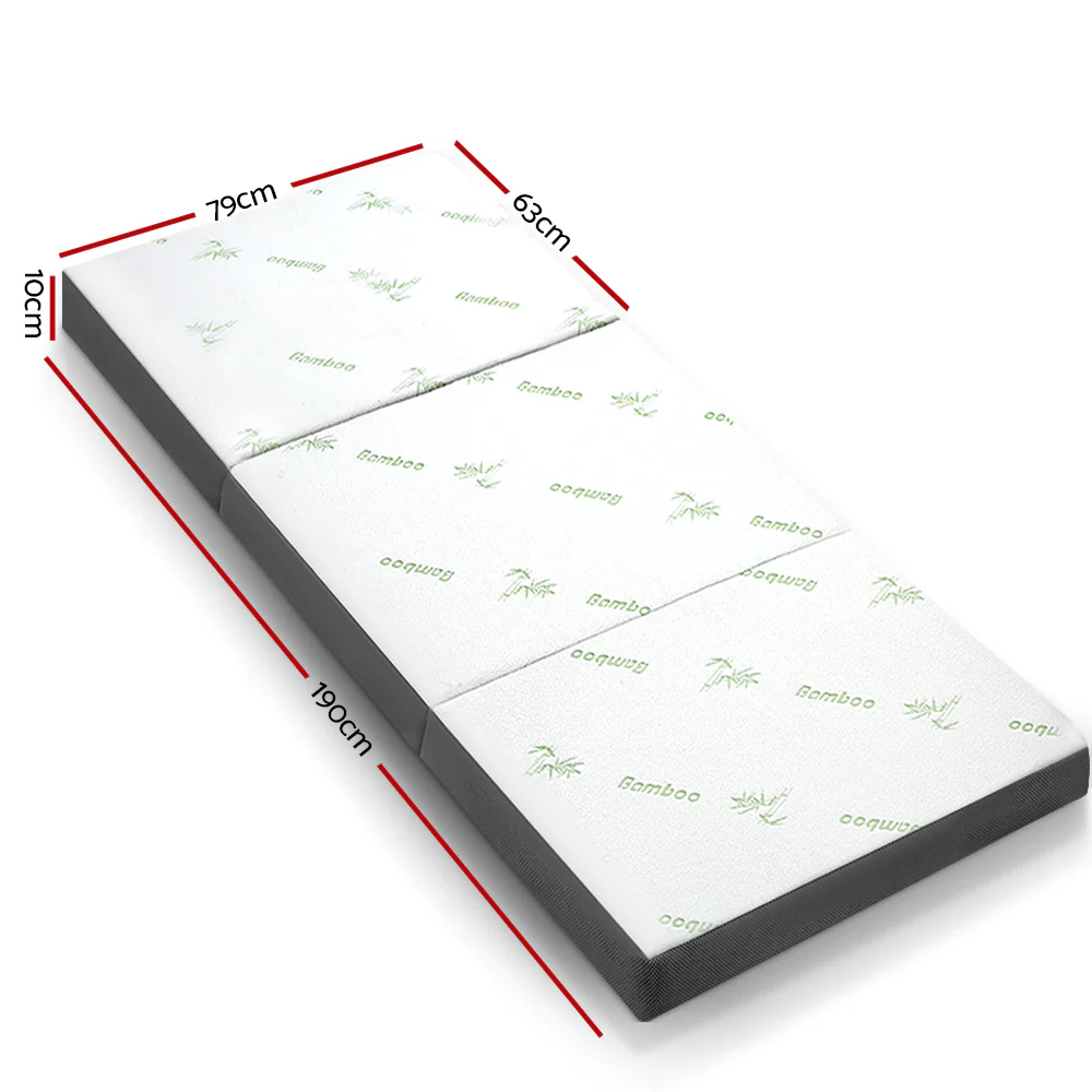 Giselle Bedding Foldable Mattress Folding Foam Single Bamboo - Image 7