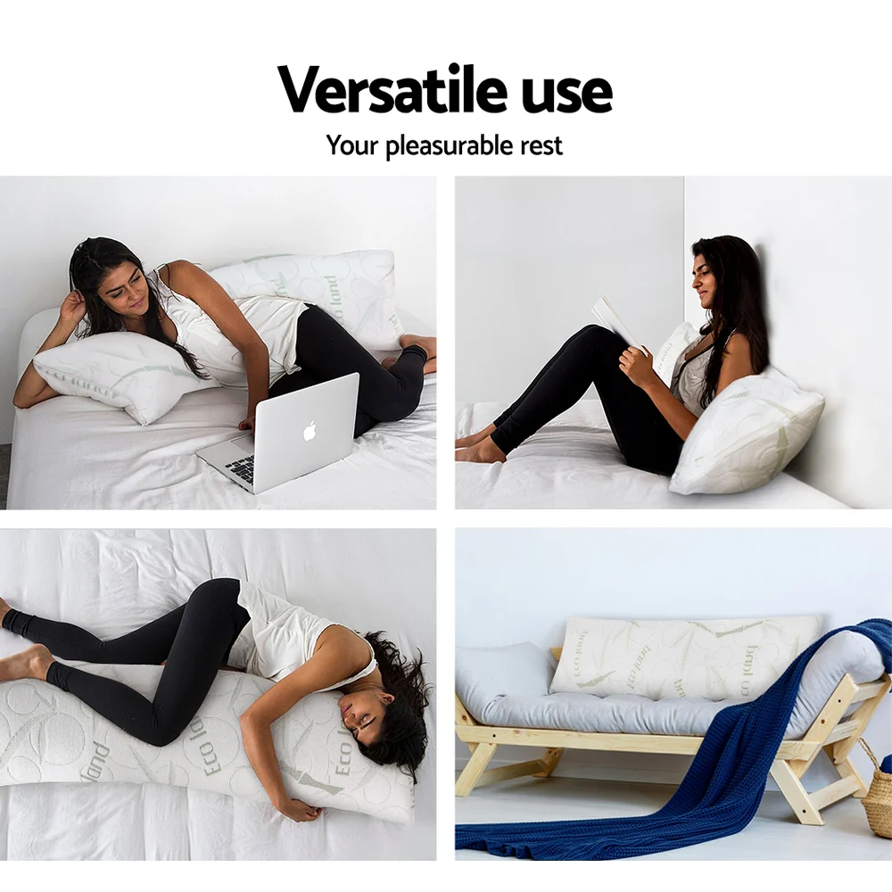 Giselle Bedding Body Support Pillow Bamboo Cover - Image 4