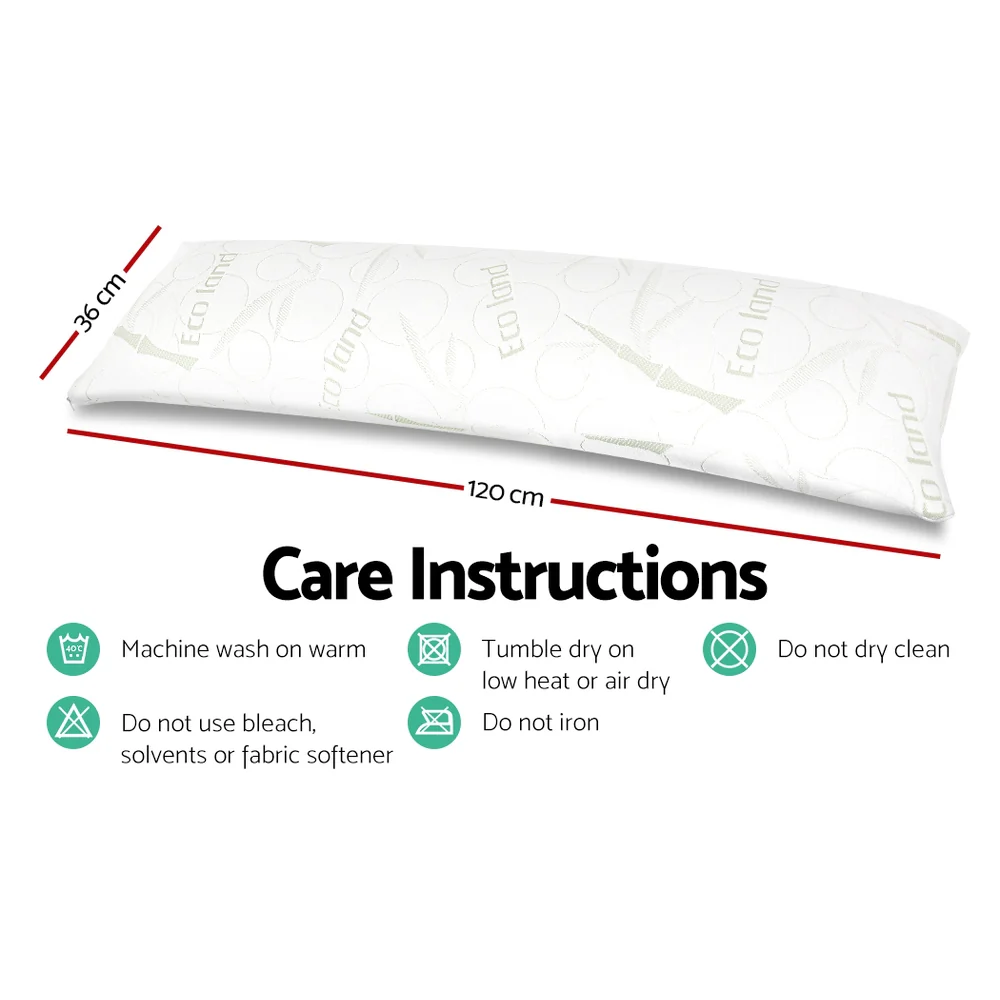 Giselle Bedding Body Support Pillow Bamboo Cover - Image 7