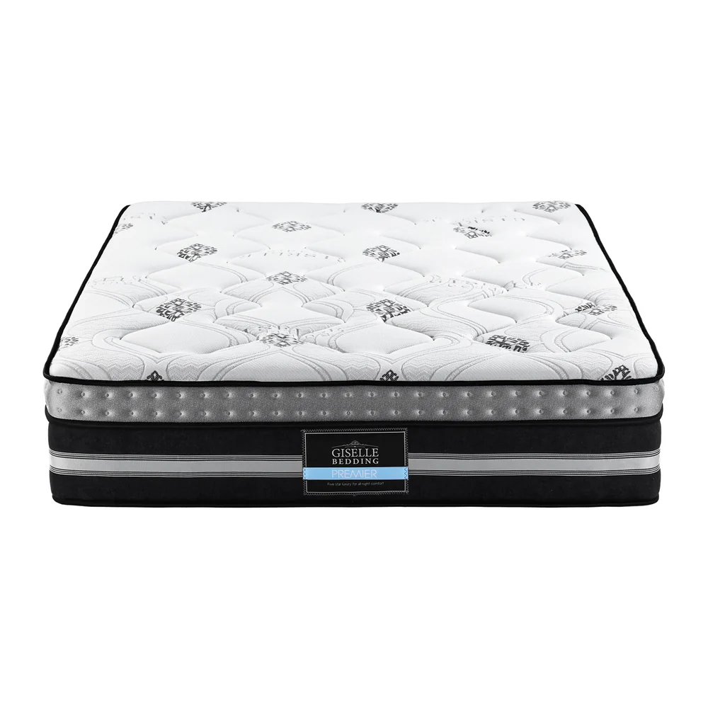 Giselle Bedding King Mattress 35cm Bed in a Box Pocket Spring Gel Memory Foam - Image 3