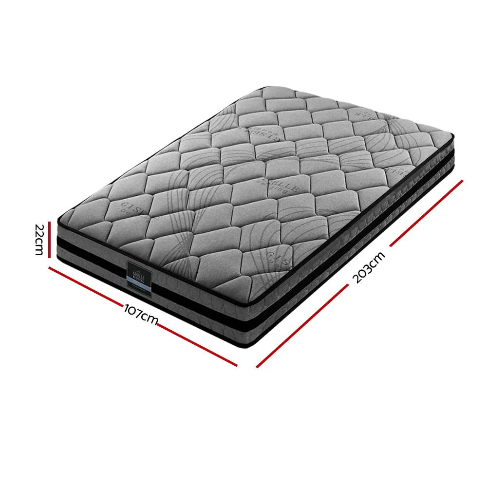 Giselle Bedding 22cm Mattress Medium Firm King Single - Image 2