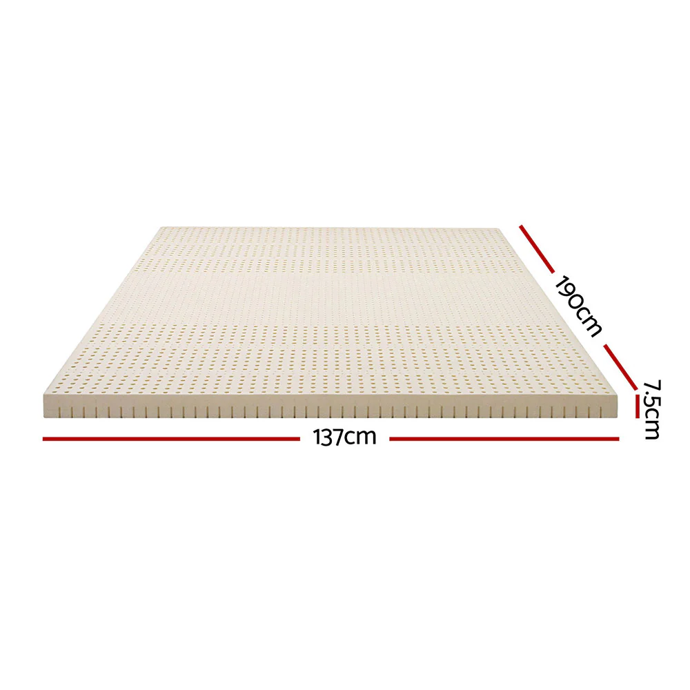 Giselle Bedding Latex Mattress Topper 7.5cm Doule - Image 2