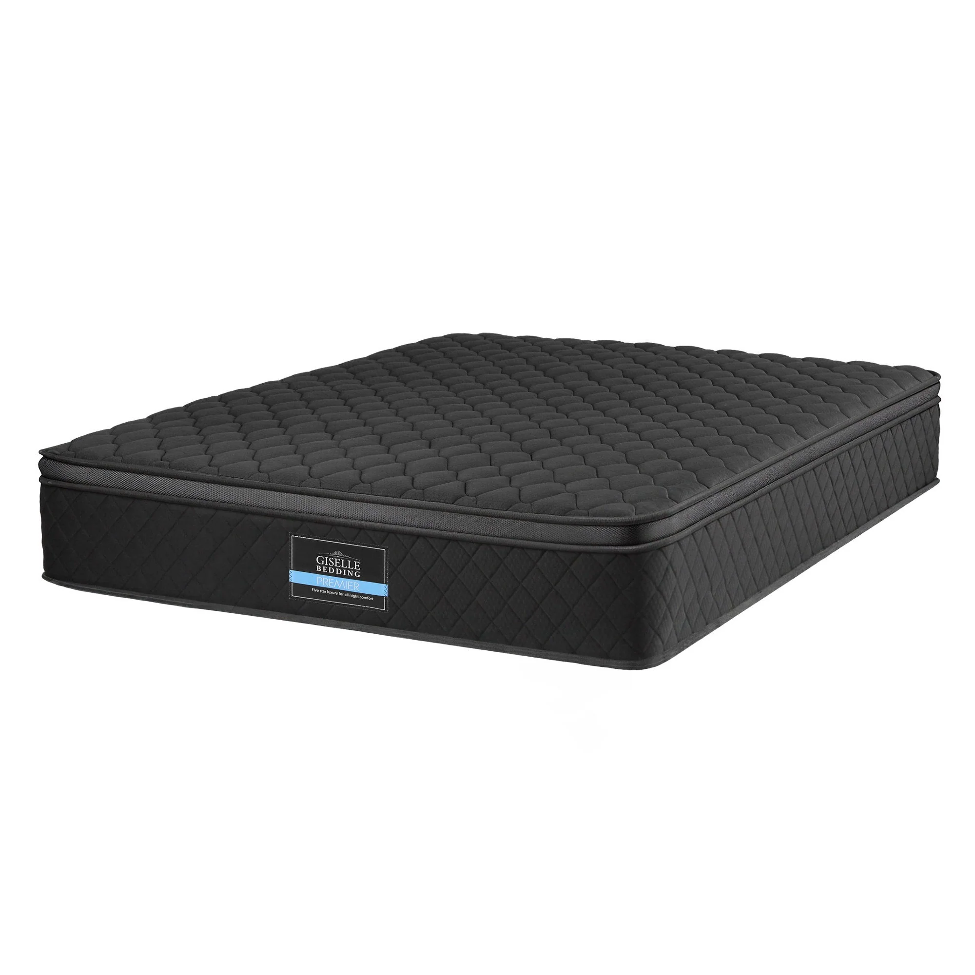 Giselle Bedding Mattress 34cm 5-Zone Pocket Spring Egg-crate Memory Foam Queen - Image 3