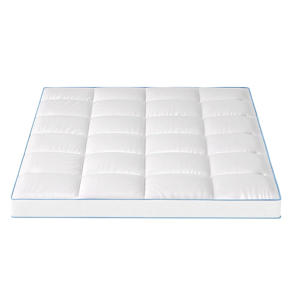 Giselle Bedding Mattress Topper Pillowtop Bamboo 10cm Double - Image 4