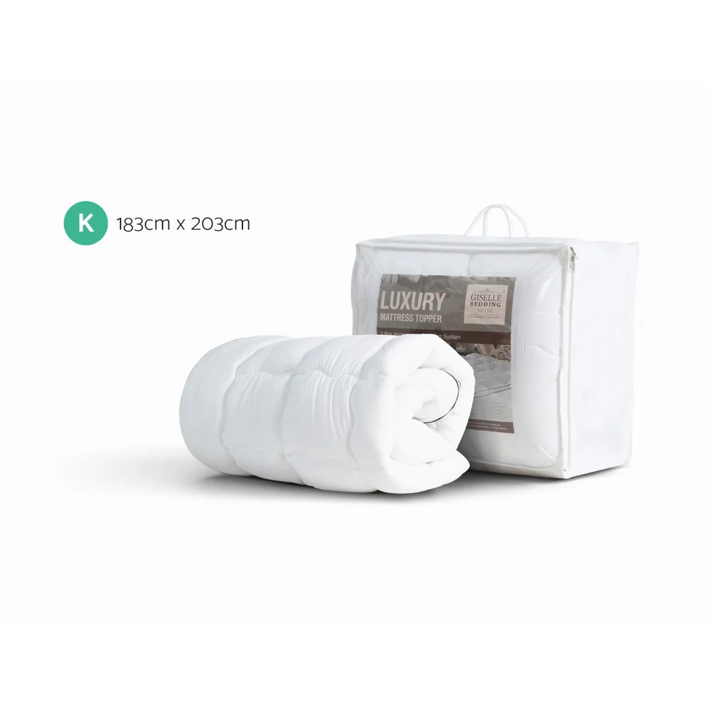 Giselle Bedding Mattress Topper Pillowtop - King - Image 2