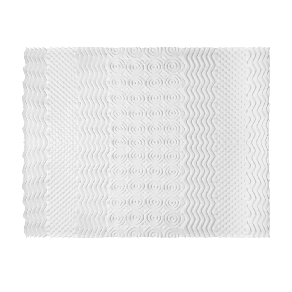 Giselle Bedding Memory Foam Mattress Topper 7-Zone Airflow Pad 8cm Queen White - Image 3