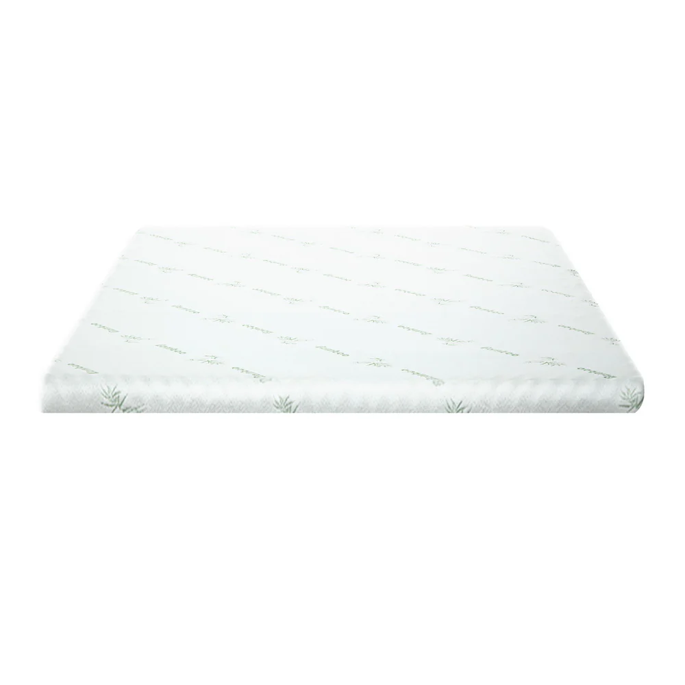 Giselle Bedding Memory Foam Mattress Topper Cool Gel Bed Mat Bamboo 10cm Double - Image 3