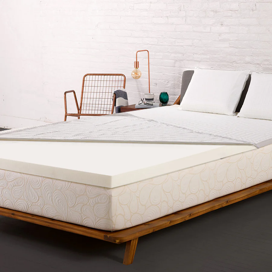 Giselle Bedding Memory Foam Mattress Topper 8cm Double - Image 2