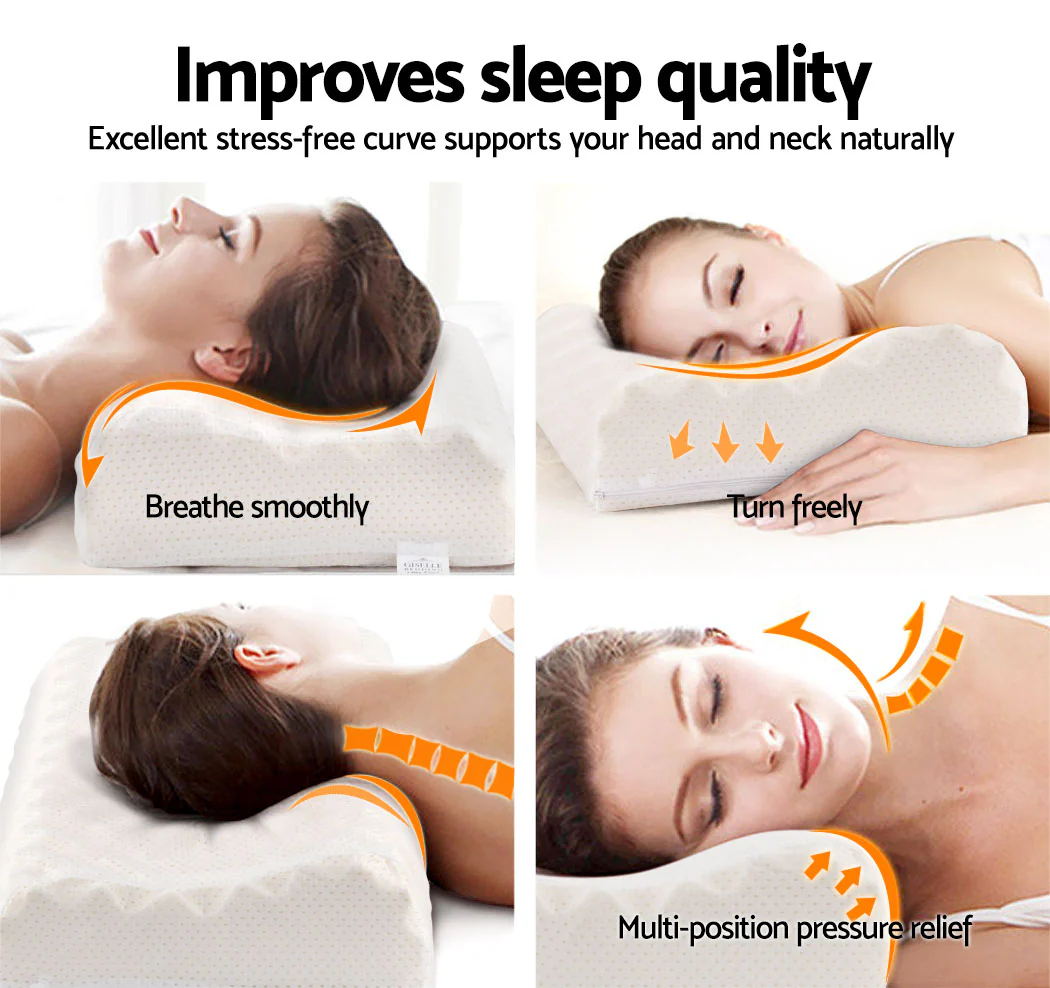Giselle Bedding Natural Latex Pillow Twin Pack - Image 6