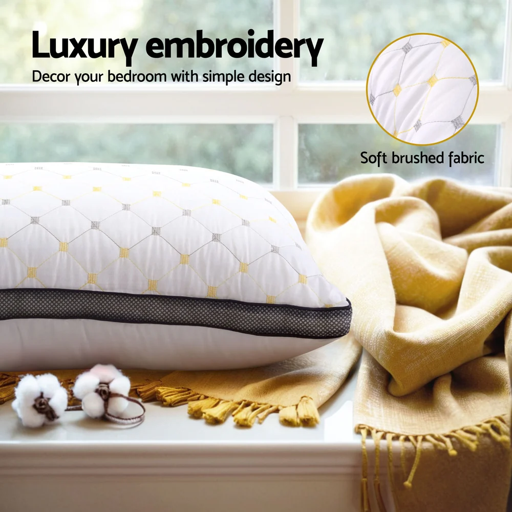 Giselle Bedding Pillows Microfibre Pillow - Image 6