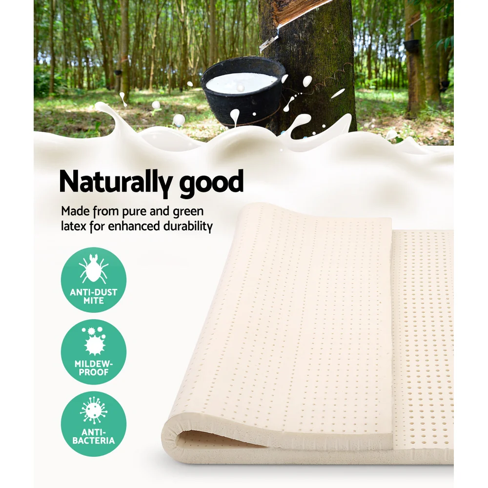 Giselle Bedding Latex Mattress Topper 5cm Double - Image 5
