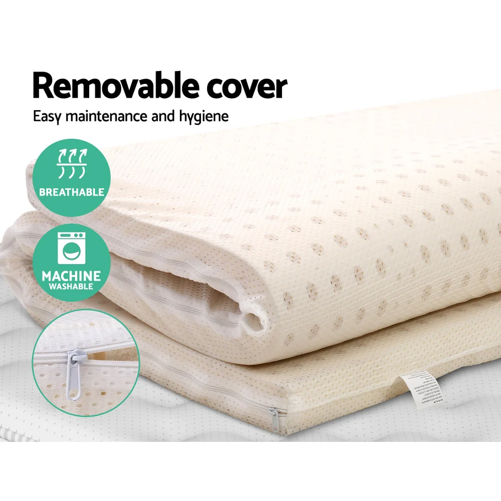Giselle Bedding Latex Mattress Topper 5cm Queen - Image 6