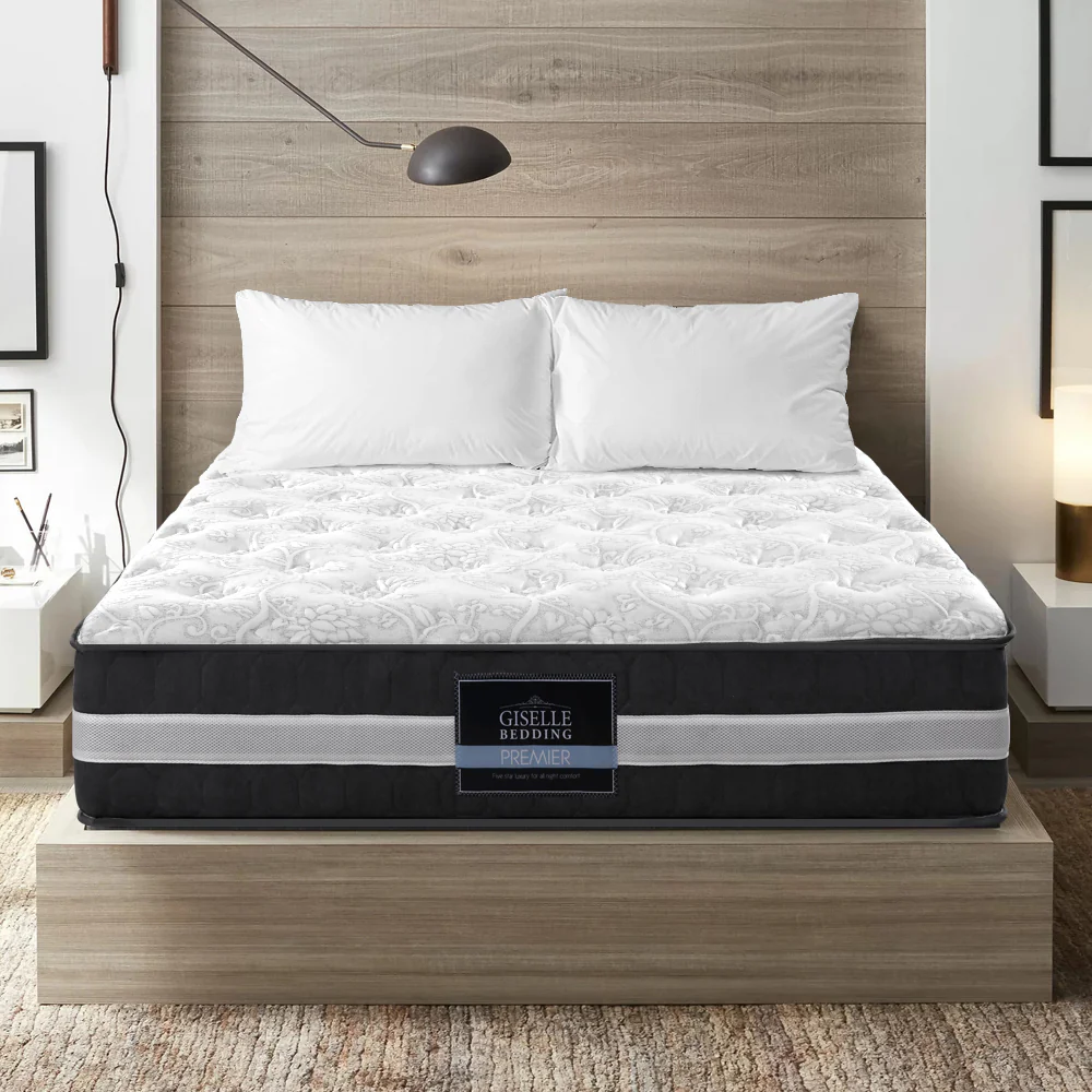 Giselle Bedding 30cm Mattress Pocket Spring Queen - Image 8