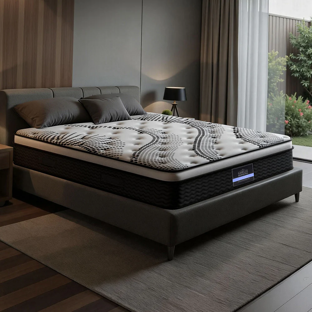 Giselle Bedding 32cm Mattress Euro Top Queen - Image 9