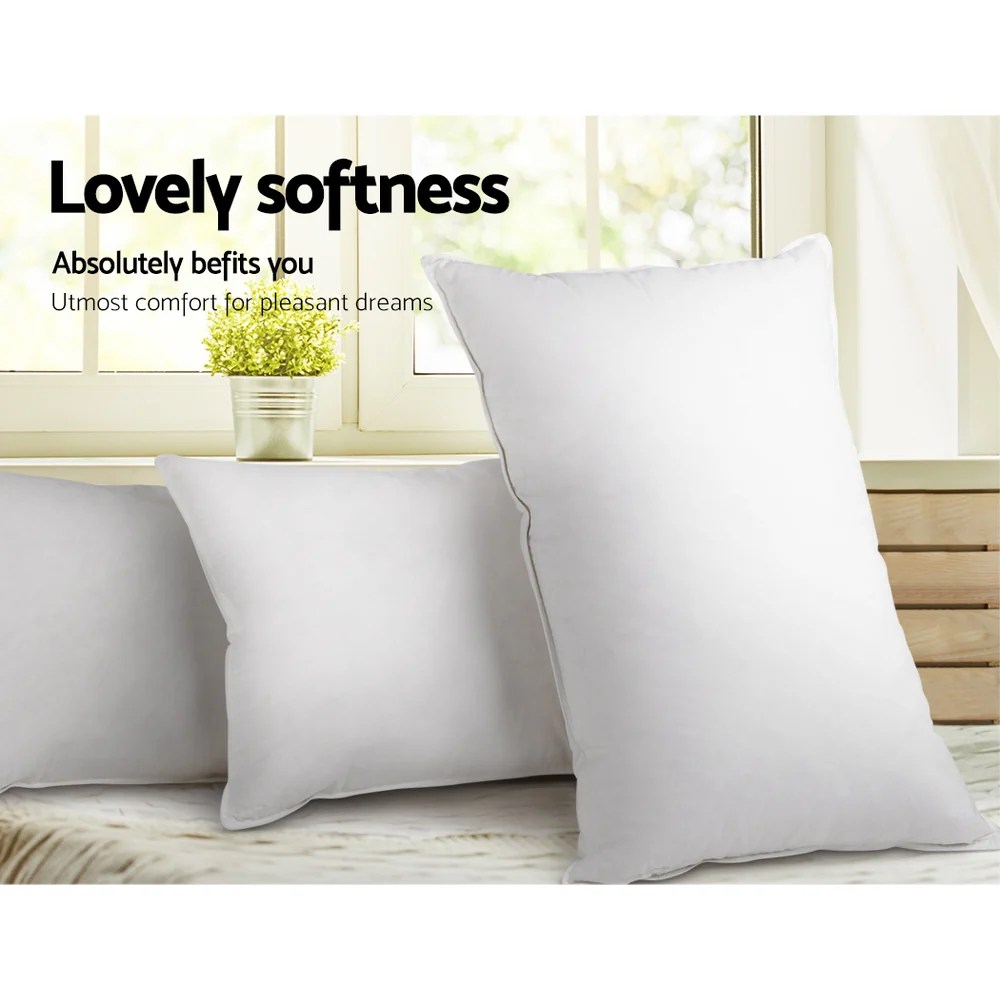 Giselle Bedding Duck Feather Down Pillow Twin Pack - Image 6